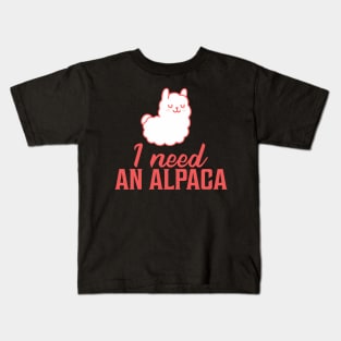 Cute Alpaca Quote Kids T-Shirt